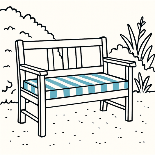 Custom Outdoor Bench Cushions